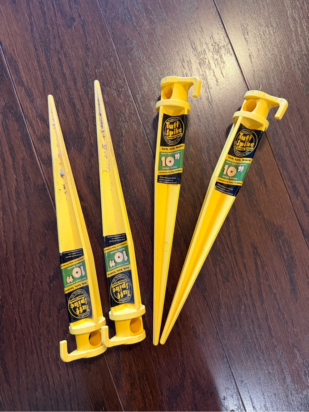 10" Yellow Lawn Stake - Pack of 4